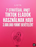 7 Stratégia, amit Tiktok eladók használnak havi 3.000.000 Ft bevételért